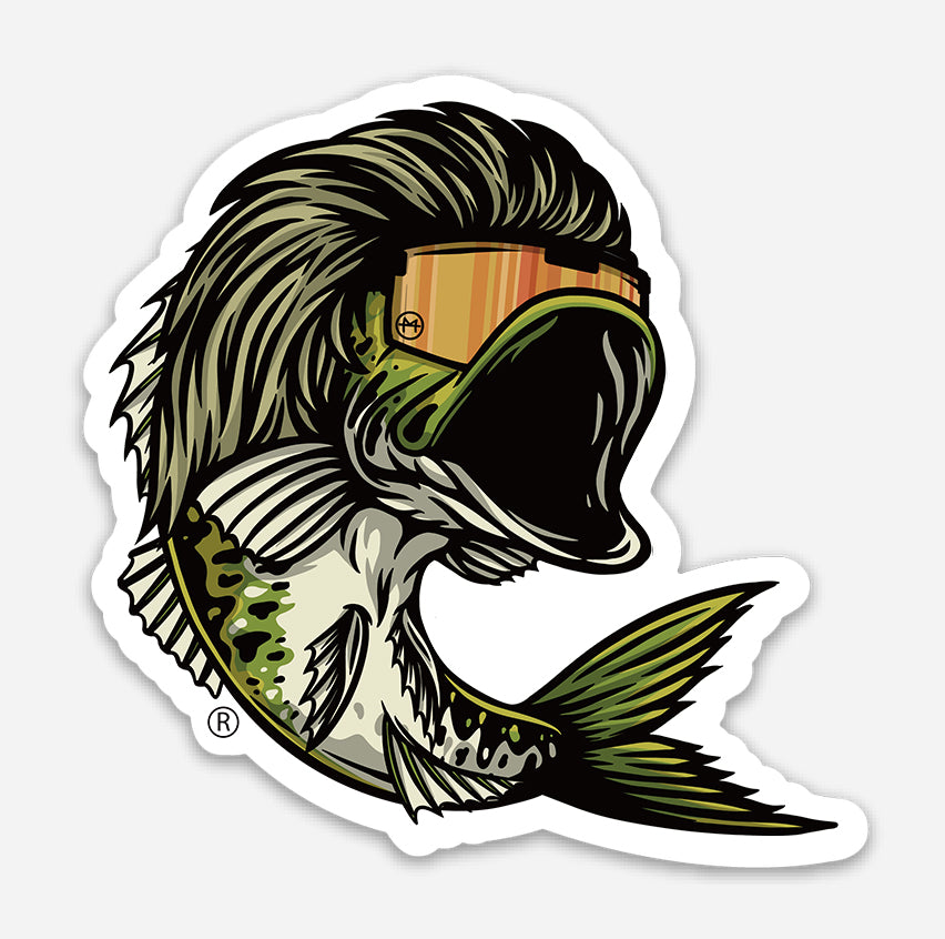 Nothing Butt Fishing Bass Sticker - Bass Fishing Stickers