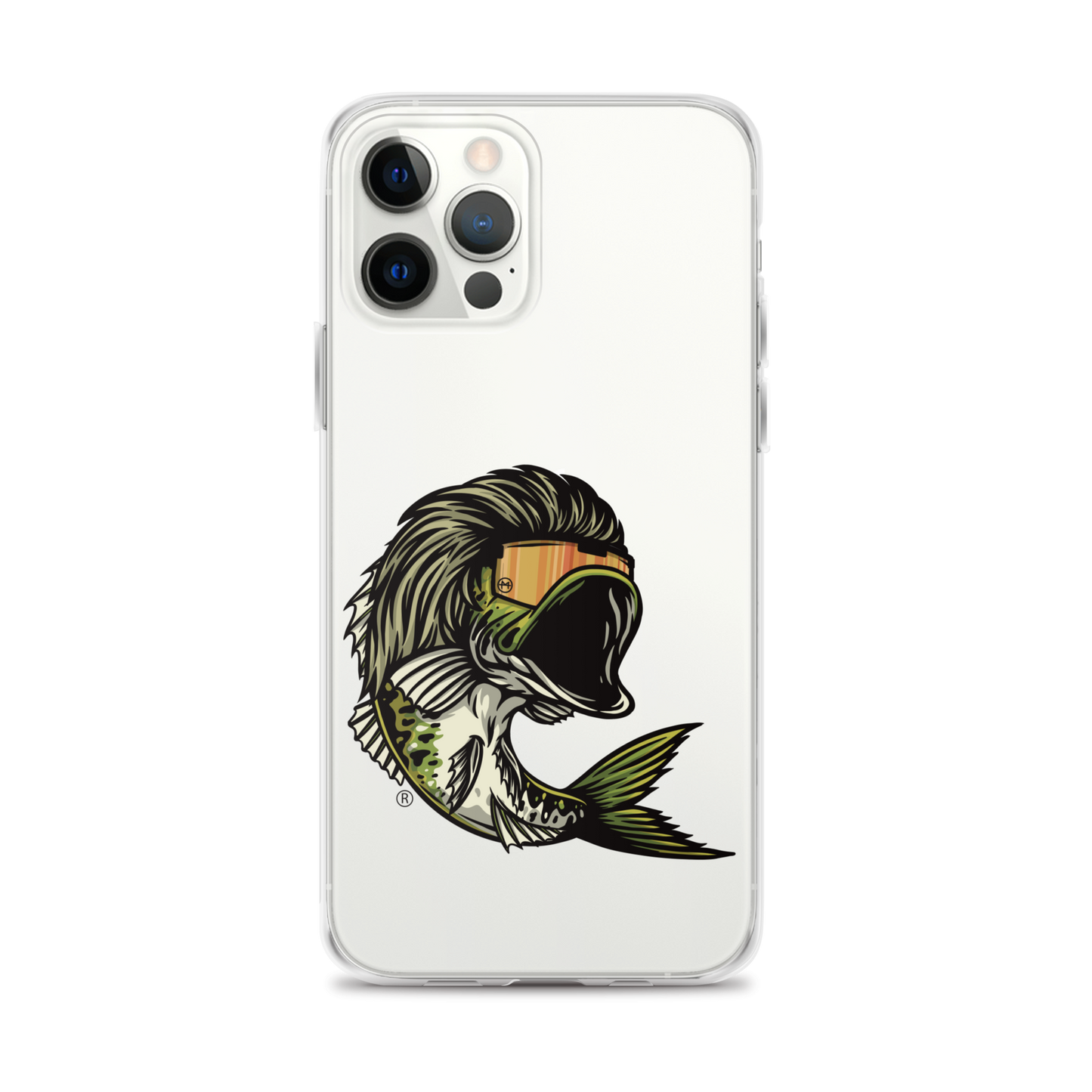 Bass Mullet iPhone Case - Clear