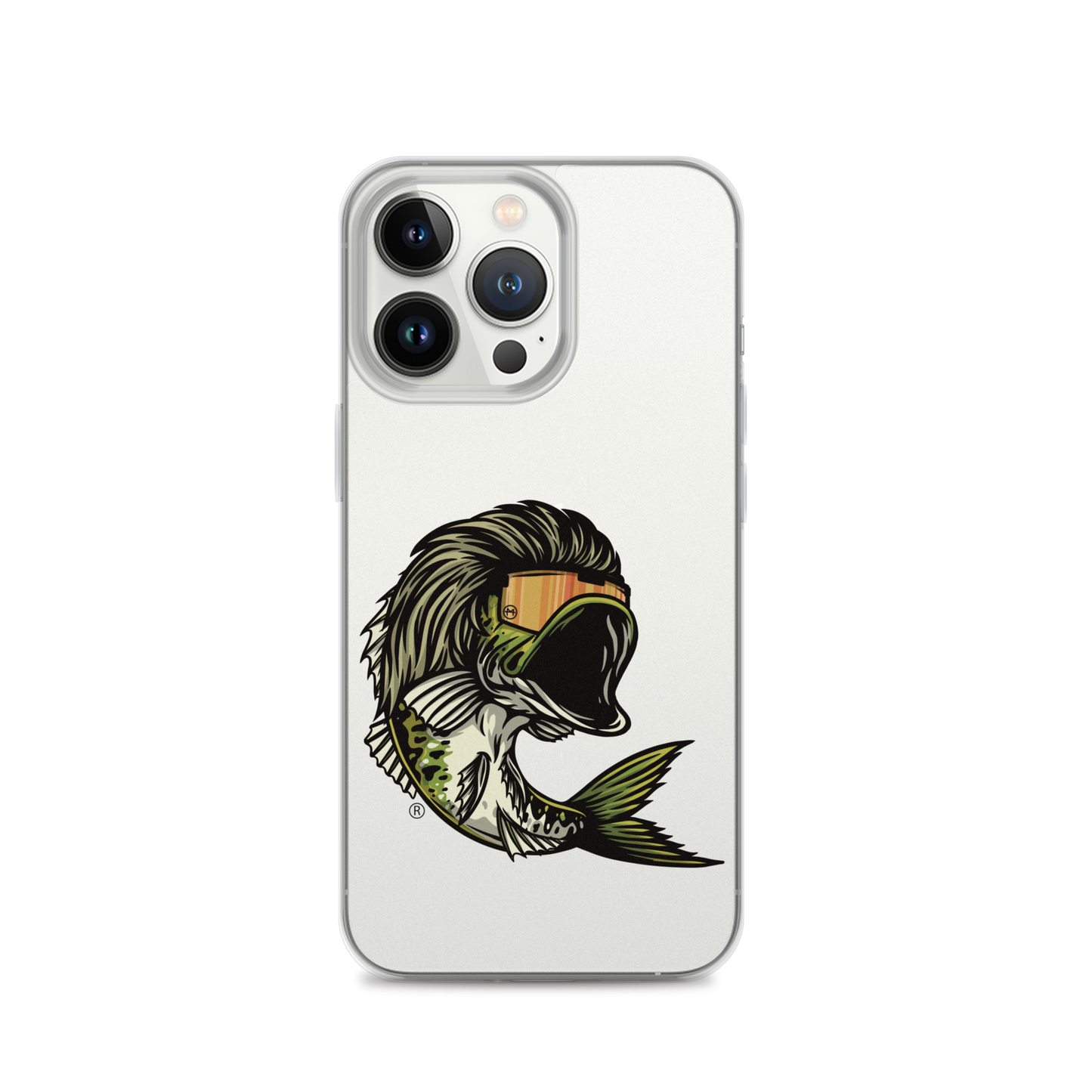 Bass Mullet iPhone Case - Clear