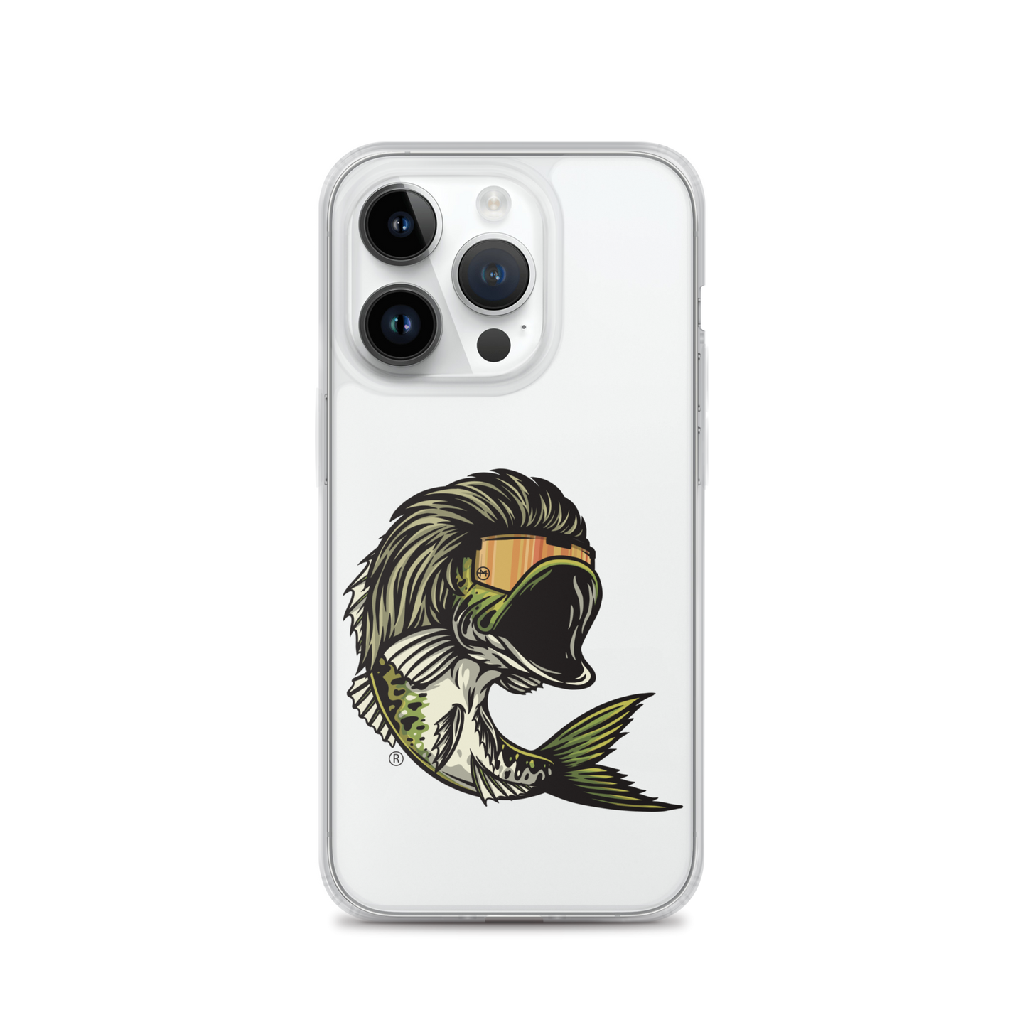 Bass Mullet iPhone Case - Clear