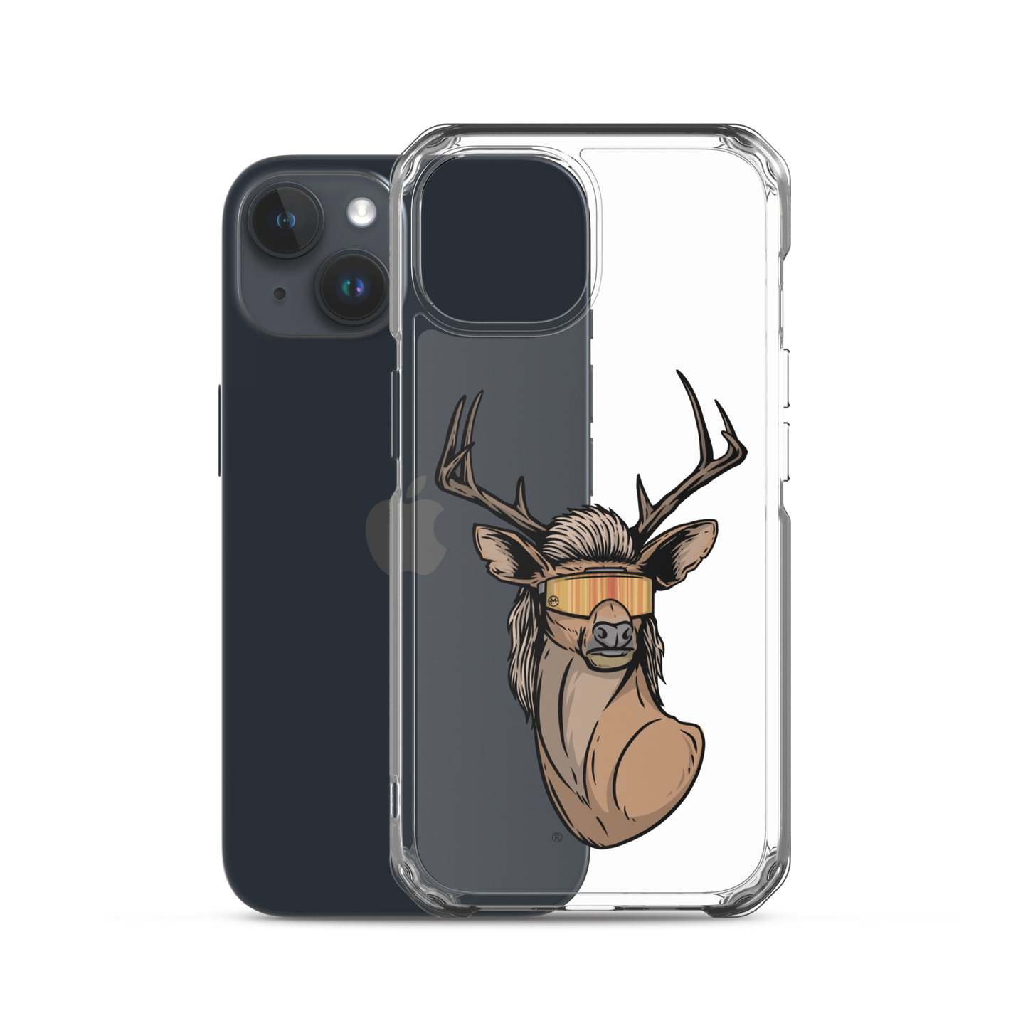 Deer Mullet 2.0 iPhone Case - Clear