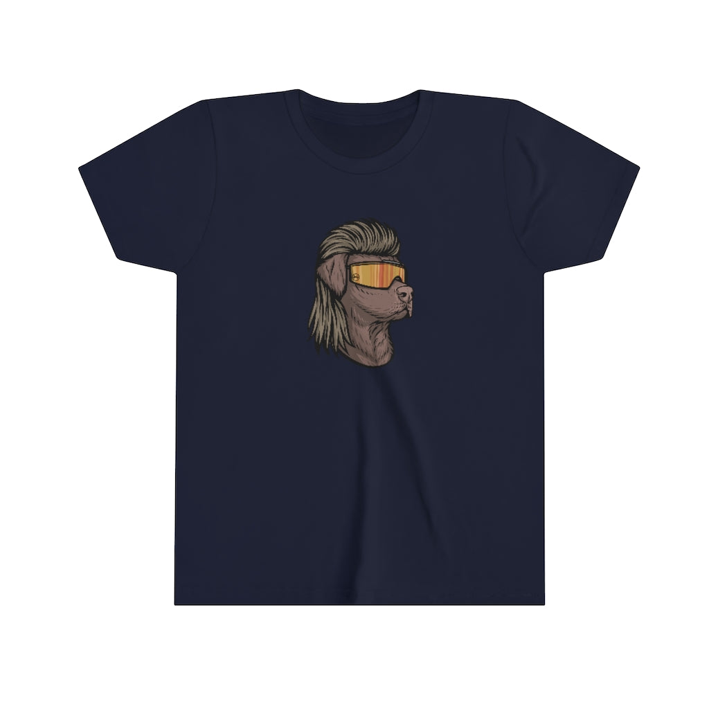 Chocolate Lab Mullet Youth Tee