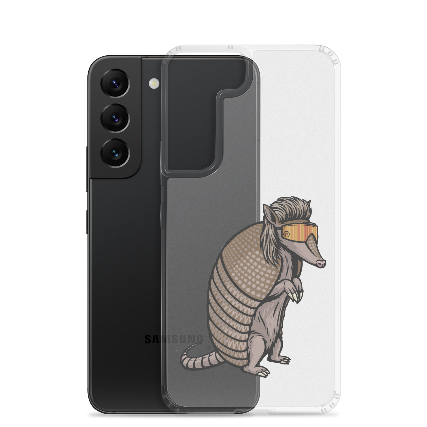 Armadillo Mullet Samsung Case - Clear