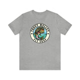 Trout Mullet Fly Shop Badge Tee