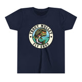 Trout Mullet Fly Shop Badge Youth Tee