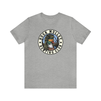 Duck Mullet Hunting Club Badge Tee