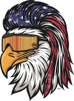 Eagle Mullet USA Boat Decals (Mirrored 2-Pack Set)
