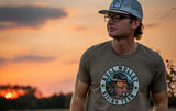 Bull Mullet Riding Team Badge Tee