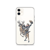 Deer Mullet Cowboy iPhone® Case - Clear