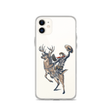 Deer Mullet Cowboy iPhone® Case - Clear