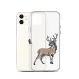 Deer Mullet Standing iPhone® Case - Clear