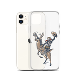 Deer Mullet Cowboy iPhone® Case - Clear