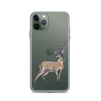 Deer Mullet Standing iPhone® Case - Clear