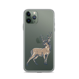 Deer Mullet Standing iPhone® Case - Clear