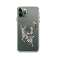 Deer Mullet Cowboy iPhone® Case - Clear