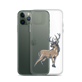 Deer Mullet Standing iPhone® Case - Clear