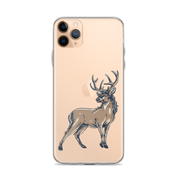 Deer Mullet Standing iPhone® Case - Clear