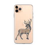 Deer Mullet Standing iPhone® Case - Clear