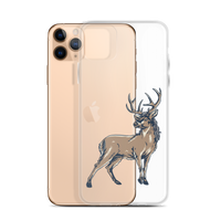 Deer Mullet Standing iPhone® Case - Clear