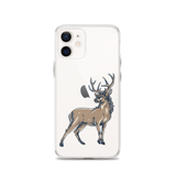 Deer Mullet Standing iPhone® Case - Clear