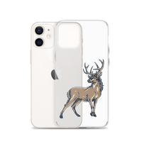 Deer Mullet Standing iPhone® Case - Clear