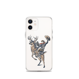 Deer Mullet Cowboy iPhone® Case - Clear