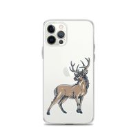 Deer Mullet Standing iPhone® Case - Clear