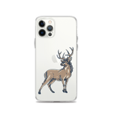 Deer Mullet Standing iPhone® Case - Clear