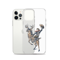 Deer Mullet Cowboy iPhone® Case - Clear