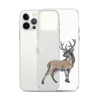 Deer Mullet Standing iPhone® Case - Clear