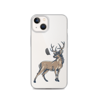 Deer Mullet Standing iPhone® Case - Clear