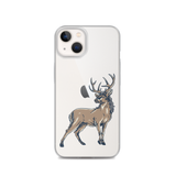 Deer Mullet Standing iPhone® Case - Clear