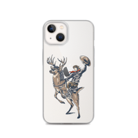 Deer Mullet Cowboy iPhone® Case - Clear