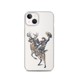 Deer Mullet Cowboy iPhone® Case - Clear