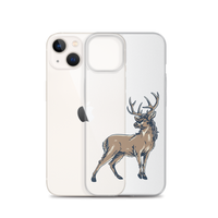 Deer Mullet Standing iPhone® Case - Clear