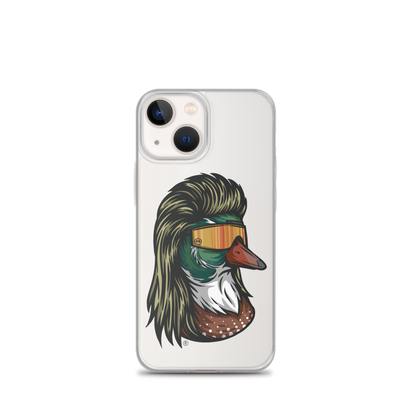 Duck Mullet iPhone Case - Clear