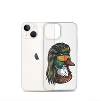 Duck Mullet iPhone Case - Clear