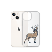 Deer Mullet Standing iPhone® Case - Clear