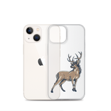 Deer Mullet Standing iPhone® Case - Clear