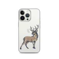 Deer Mullet Standing iPhone® Case - Clear