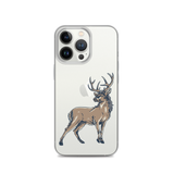 Deer Mullet Standing iPhone® Case - Clear