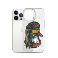 Duck Mullet iPhone Case - Clear