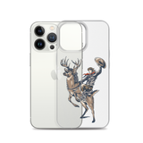 Deer Mullet Cowboy iPhone® Case - Clear