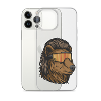 Bear Mullet iPhone Case - Clear