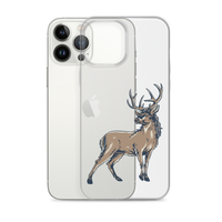 Deer Mullet Standing iPhone® Case - Clear