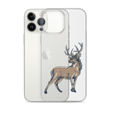 Deer Mullet Standing iPhone® Case - Clear