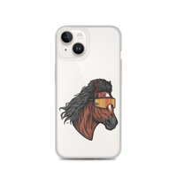 Horse Mullet iPhone Case - Clear