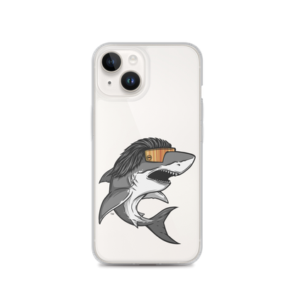 Shark Mullet iPhone Case - Clear
