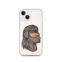 Chocolate Lab Mullet iPhone Case - Clear