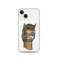 Llama Mullet iPhone Case - Clear